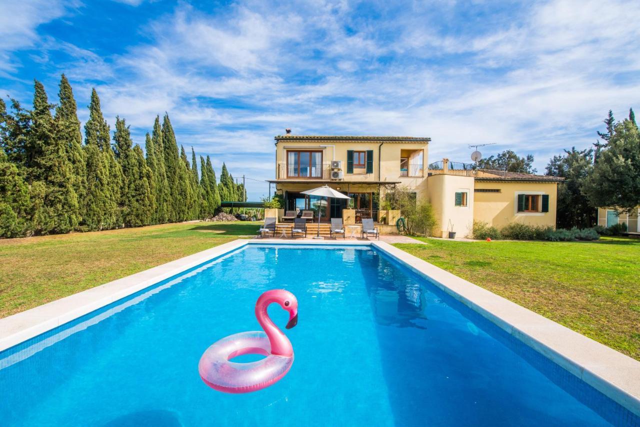 Traumhafte Finca Son Senyor - Mit Pferdekoppel Vila Sa Pobla Exterior foto