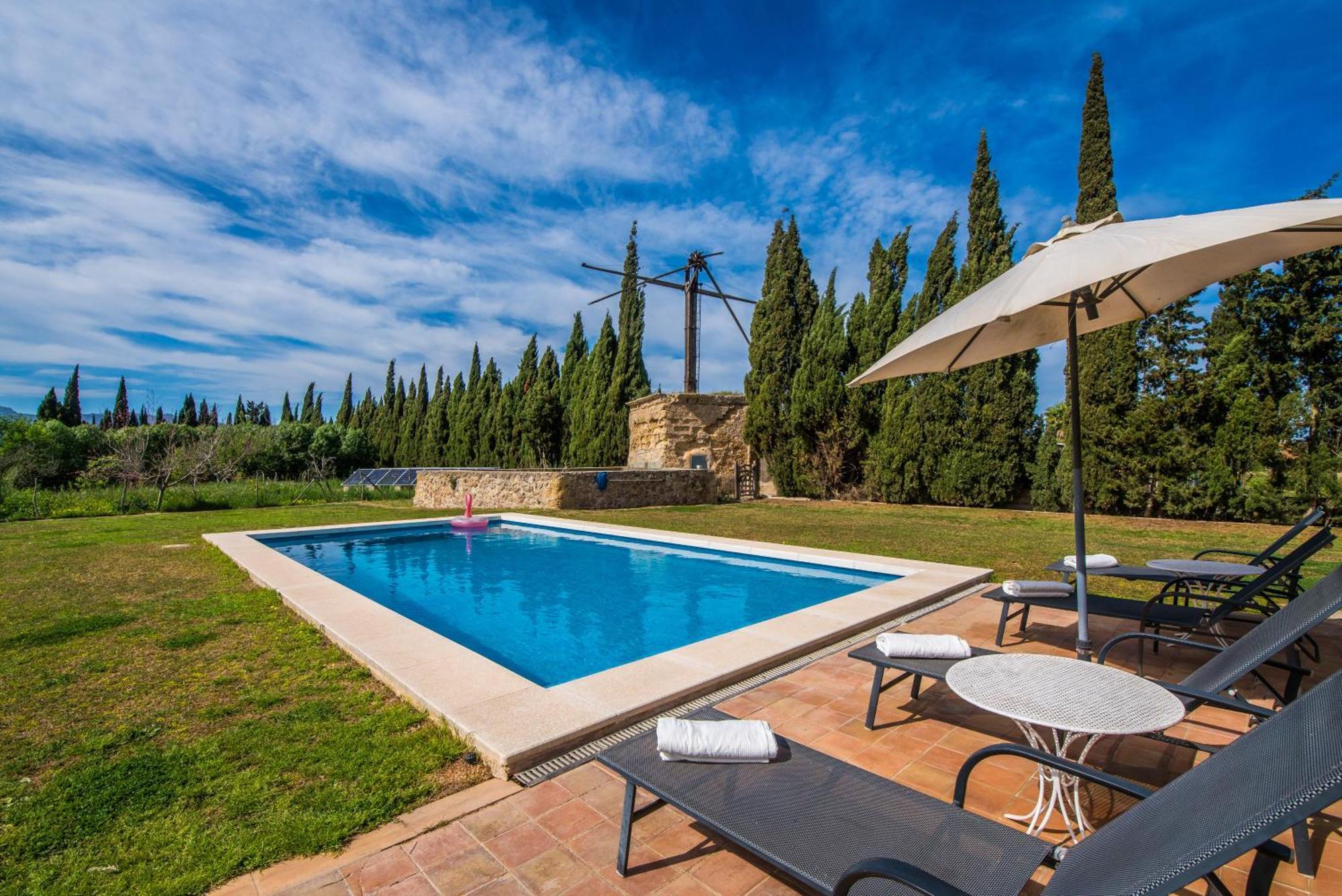 Traumhafte Finca Son Senyor - Mit Pferdekoppel Vila Sa Pobla Exterior foto