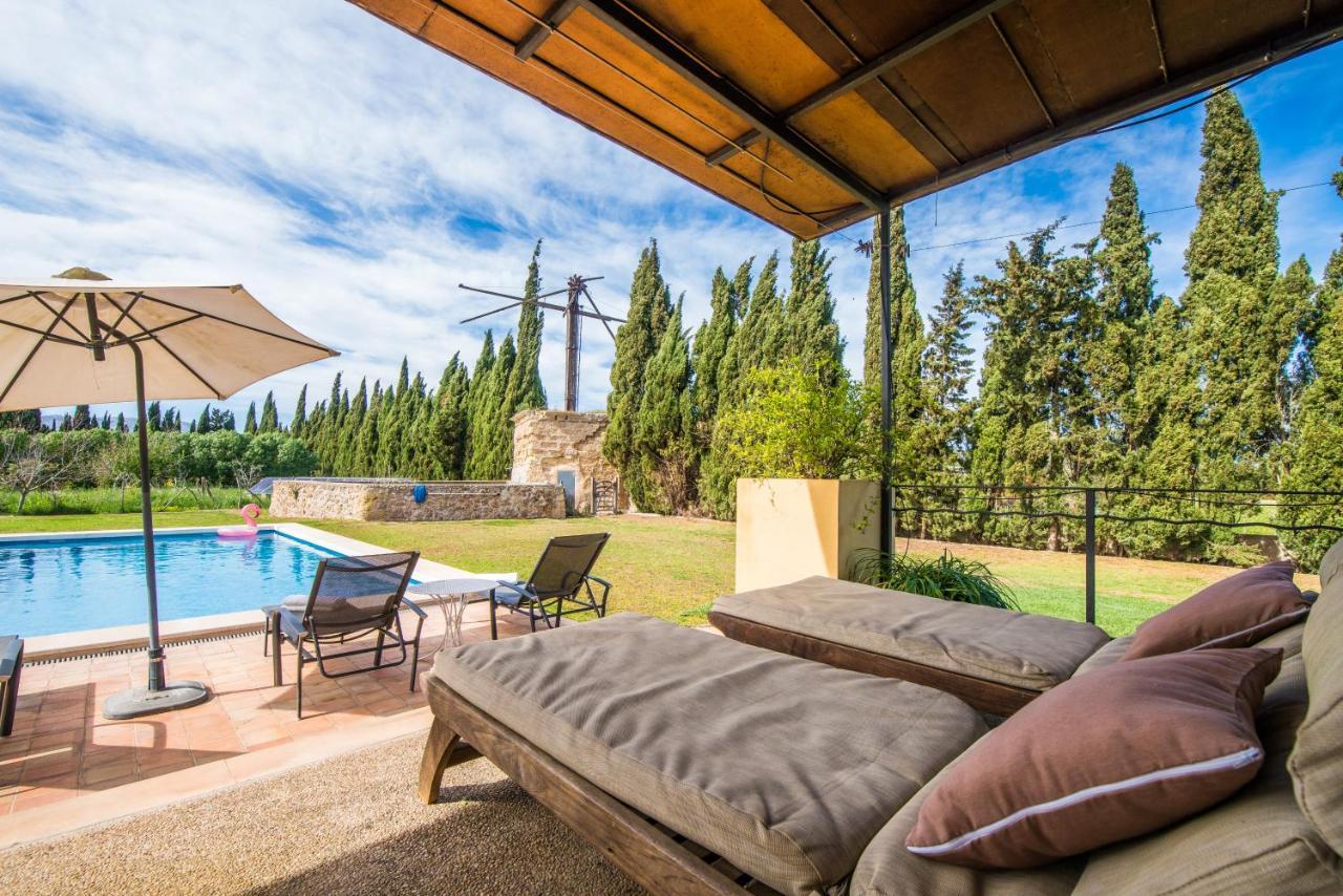 Traumhafte Finca Son Senyor - Mit Pferdekoppel Vila Sa Pobla Exterior foto