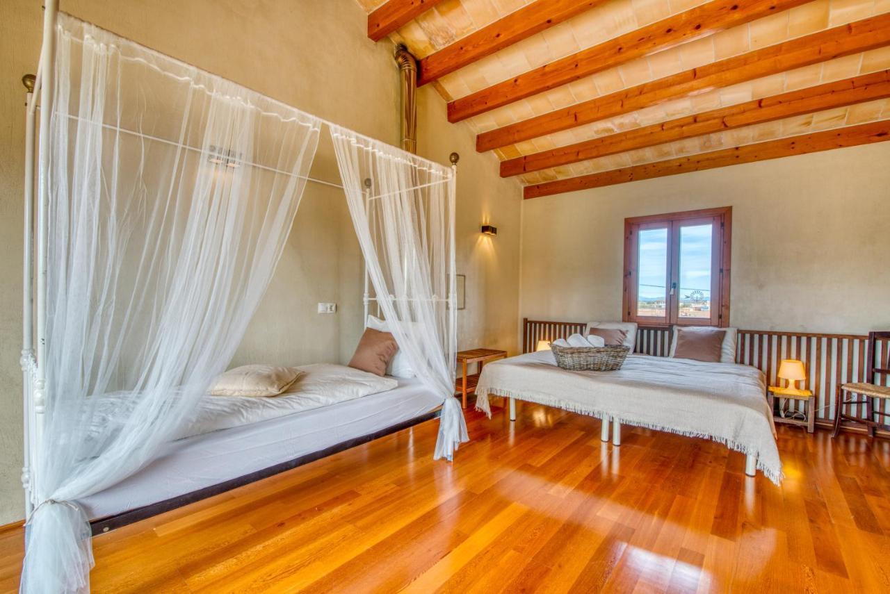 Traumhafte Finca Son Senyor - Mit Pferdekoppel Vila Sa Pobla Exterior foto