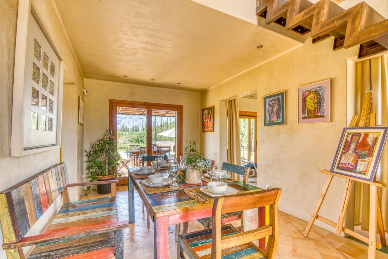 Traumhafte Finca Son Senyor - Mit Pferdekoppel Vila Sa Pobla Exterior foto